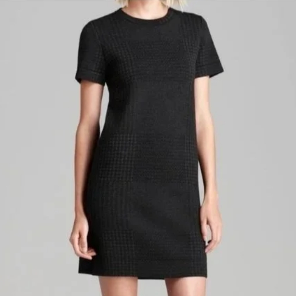 NWT, Theory Darmelle P Evian Stretch Houndstooth Wool Sweater Dress - Picture 5 of 14